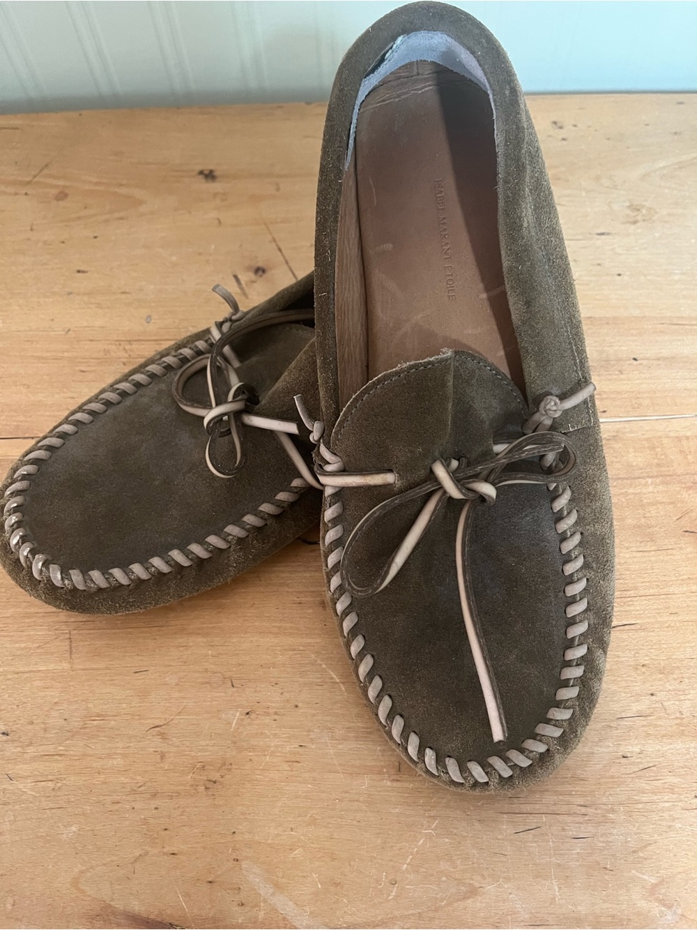 Isabel Marant Brown Suede Moccasin Slip-Ons